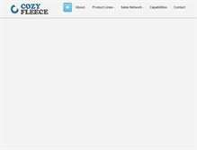 Tablet Screenshot of cozyfleece.net